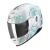 Scorpion EXO 520 Evo Fasta Helmet - White/Blue